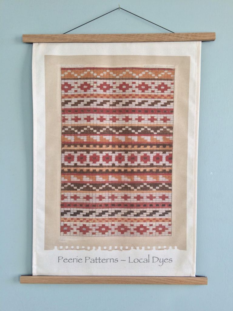 Peerie Patterns - Local Dyes Tea Towel
