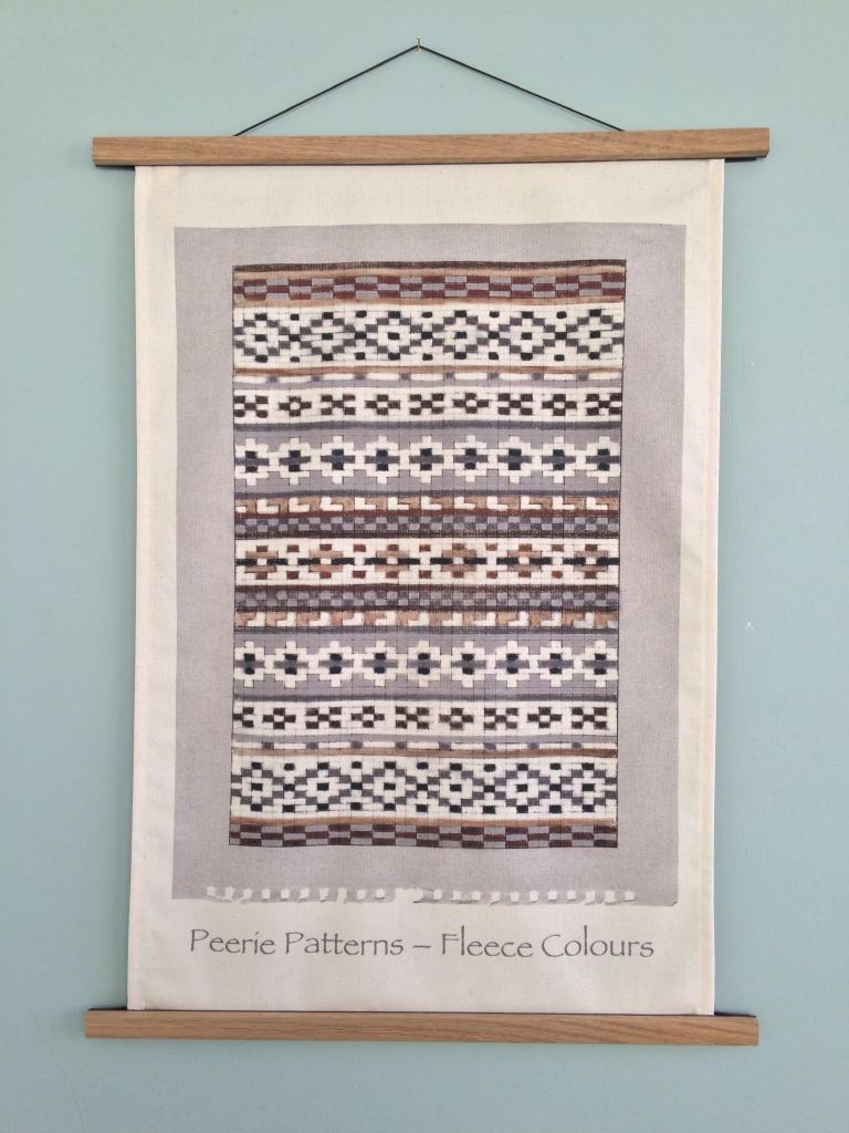 Peerie Patterns - Fleece Colours Tea Towel
