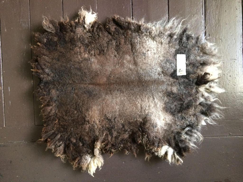 Felted Fleece Rug No. 1 underside